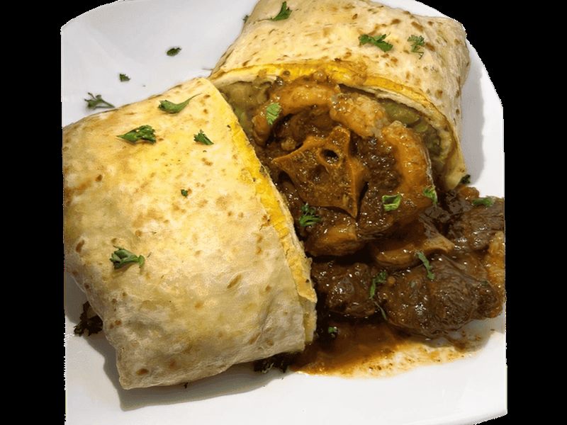 Asha's Roti Shop food